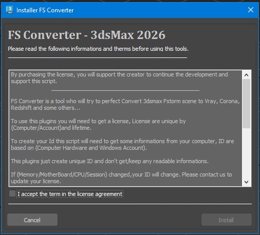 FStorm converter installer