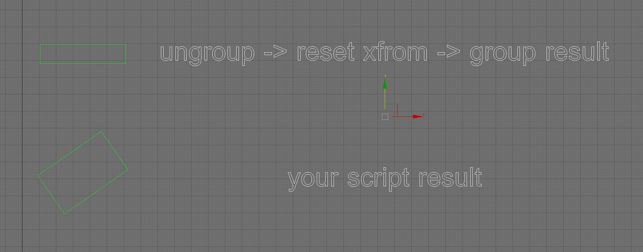 Reset xform 3ds max что это